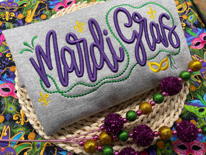 3D Mardi Gras Crewneck - MsHDesigns and Supply