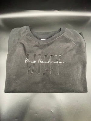 Wifey embroidered shirt - MsHDesigns and Supply