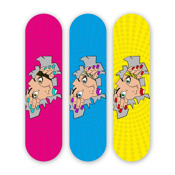 Brown Kaws Inspired Deck - Acrylic Skate Wall Art