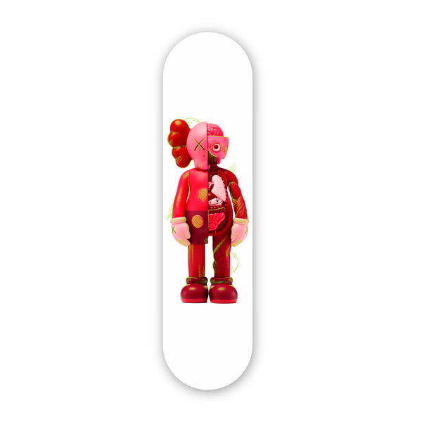 This is not supreme – red – Skateboard Wall Art – Dekorway