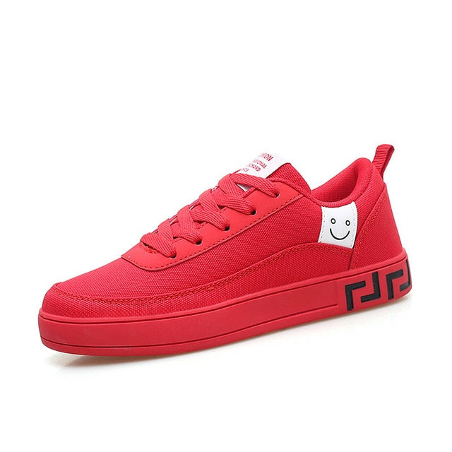 ladies red sneakers