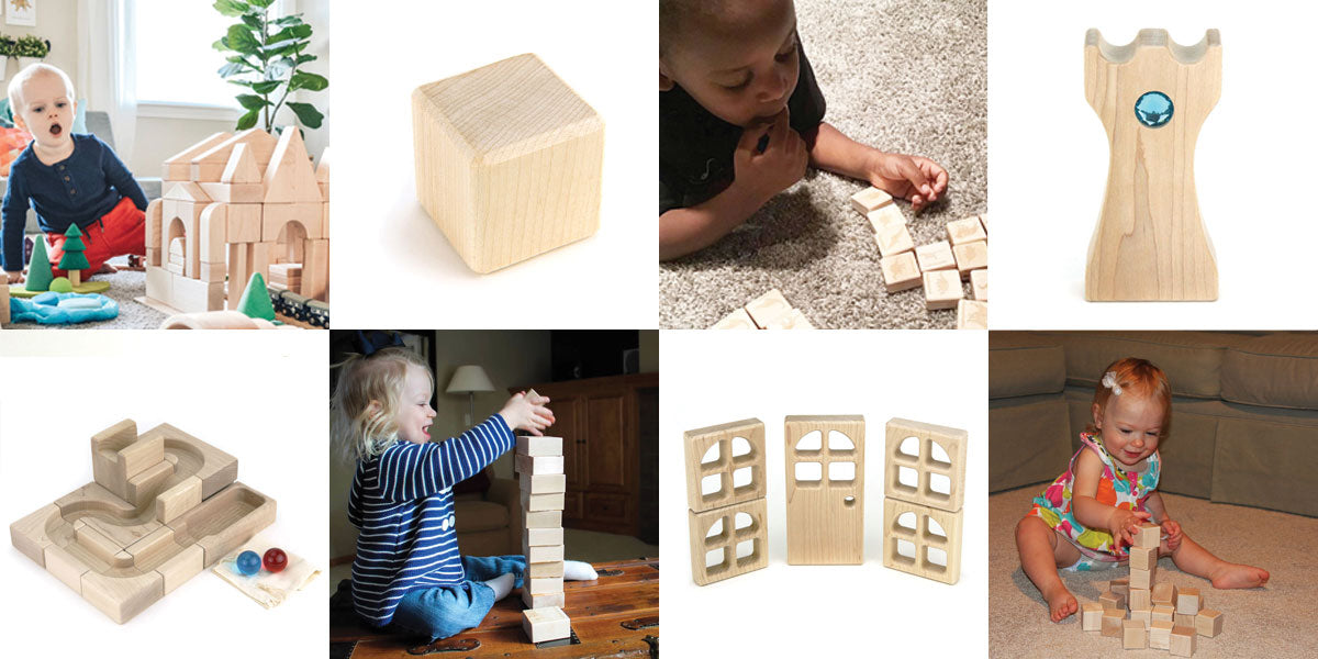 Solid Hard Maple Building Blocks