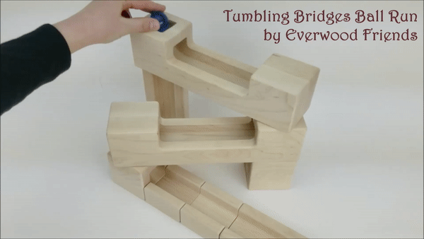 Tumbling Bridge Ball Run Unit Block