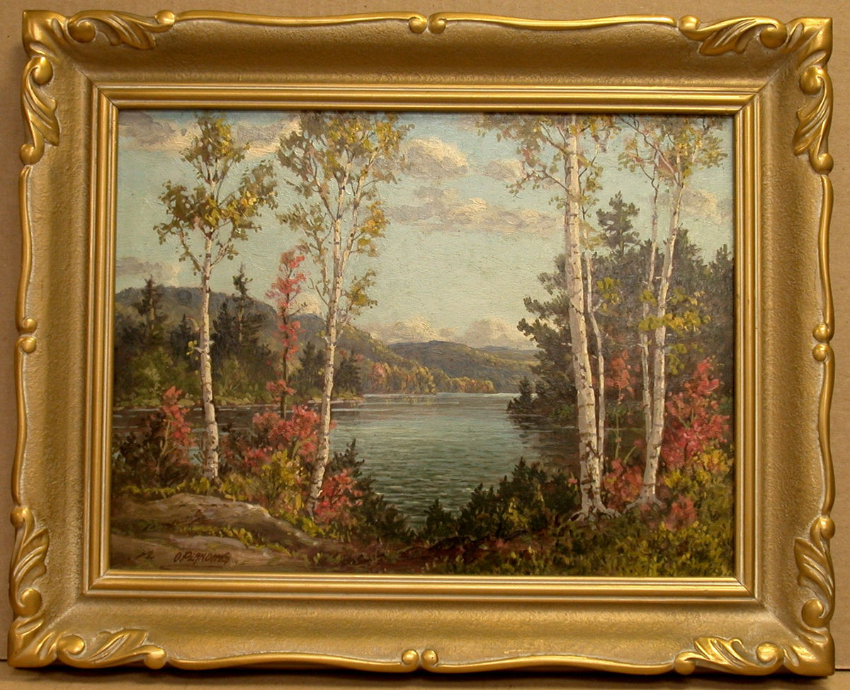 Otto Planding (1887-1964) 6 Mile Lake Ontario Canadian Oil Painting – D ...