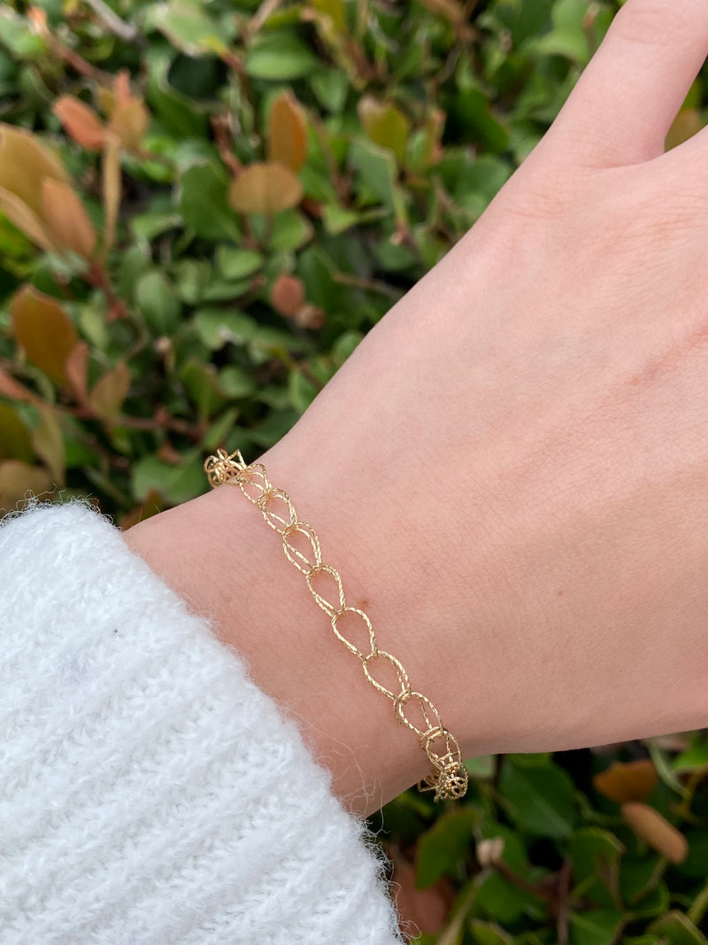 14K Yellow Gold Butterfly Bracelet – David's House of Diamonds