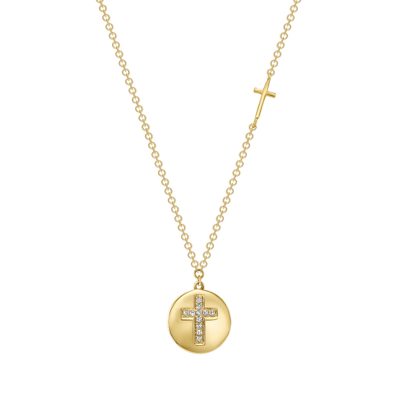 14K Gold Diamond Lock and Key Pendant – David's House of Diamonds