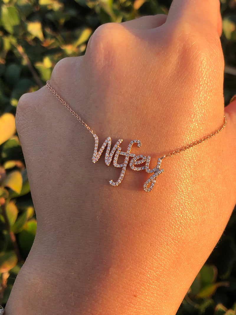 Message Bracelets { Wifey }