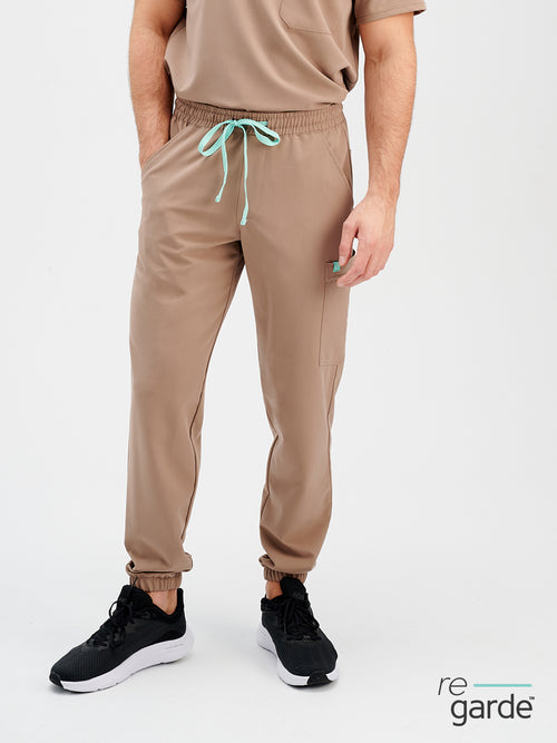 WILLIAM - BLEU SANTORINI - Men's Jogger Scrub Pants – Garde-Malade