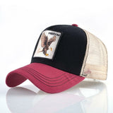 High Quality Men's Streetwear Hats Snapback With Animals Patch-One Size 56-60cm