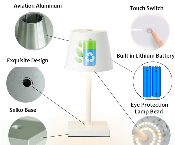 CORDFREE™ CORDLESS TABLE LAMP