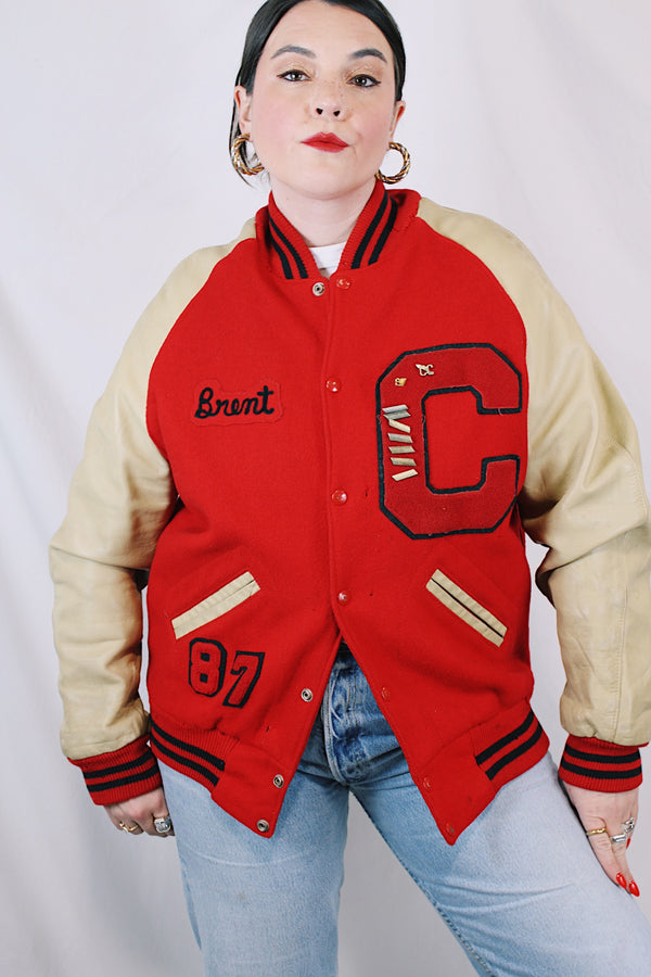 2001 Wool & Leather Letterman Jacket