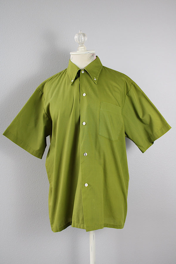Vintage Safari Shirt Women's / Men's Boho Short Sleeve Indiana