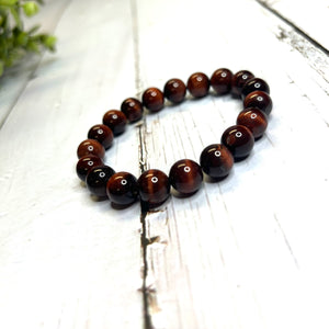 Red Tiger's Eye Bracelet - The Jewel Zone