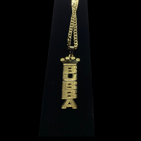 DAR XL Nameplate Necklace – DAR Custom Jewelry