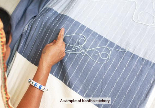 Kantha artisan