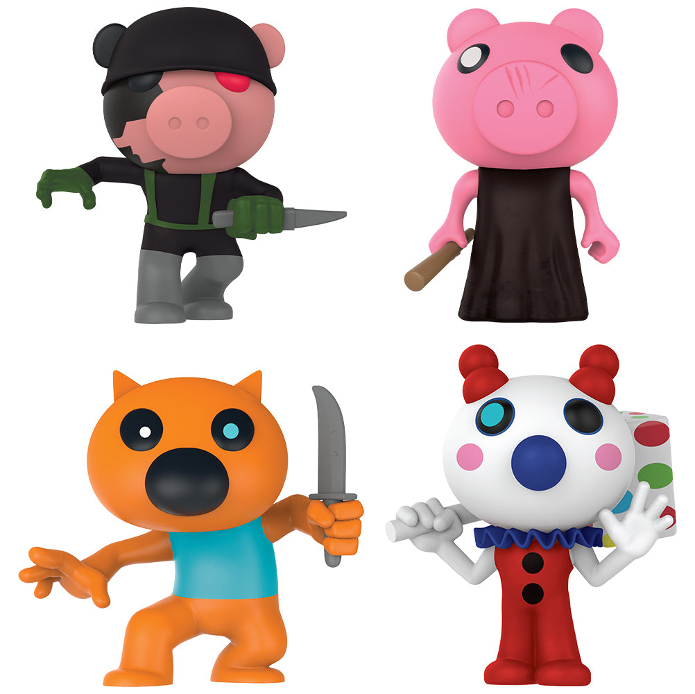 Piggy Official Store Minifigure Pack Series 1 Includes Dlc Items - roblox piggy plush amazon