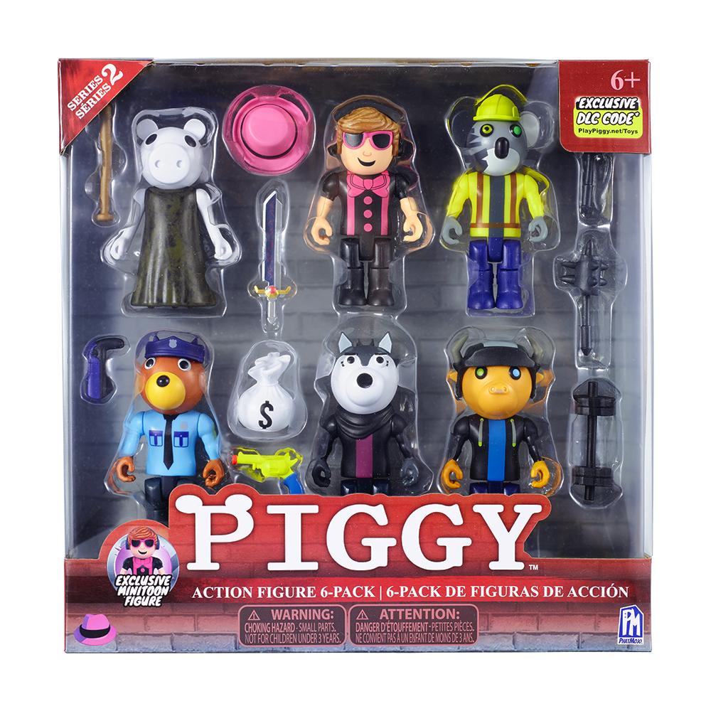 PIGGY🐷Roblox Series 1*PIGGY*ROBBY*BADGY*TORCHER Buildable Sets W/Excl DLC  Codes