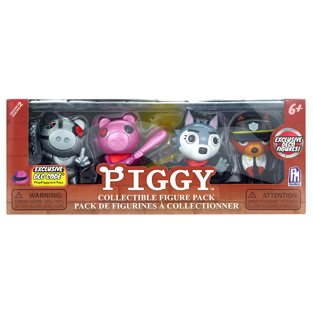 Piggy Official Store Piggy Minifigure 4 Pack 3” Exclusive Figures