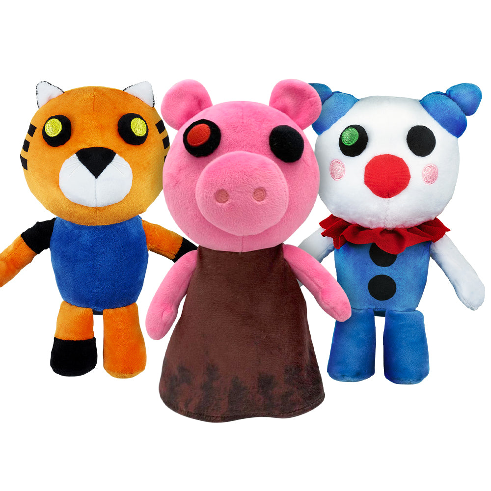 OFFICIAL PIGGY ROBLOX SERIES 2 WILLOW DOGGY MEMORY 8 SOFT TOYS (SET OF 3)  BNWT