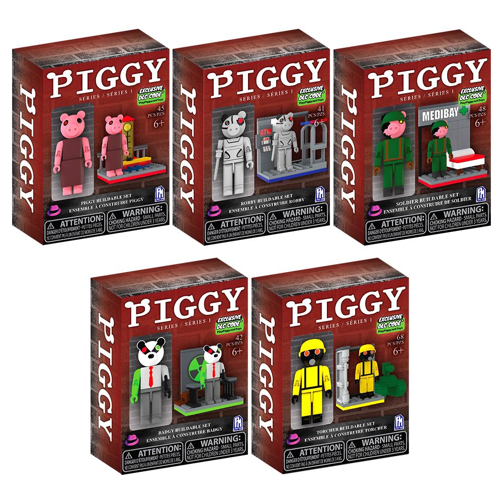 Piggy Official Store Piggy Single Figure Buildable Sets Series 1 Includes Dlc - roblox piggy lego sets