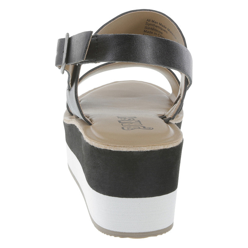 silver wedges payless