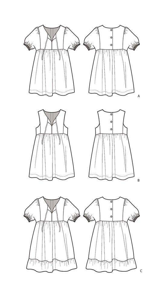 Bella Dress – Paper Doll Patterns