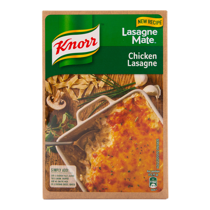 Knorr Lasagne Mate Chicken Lasagne – Spargs Online