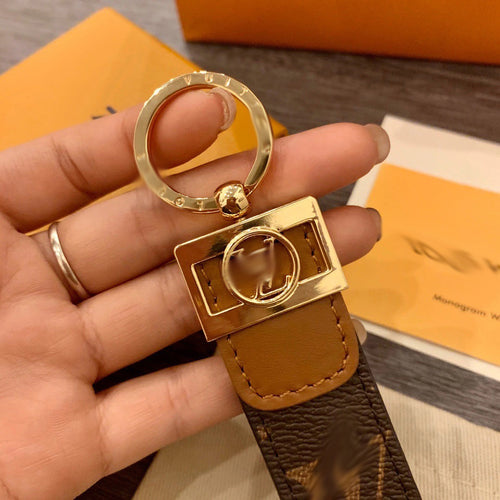 Louis Vuitton Dauphine Dragonne Key Holder, Brown, One Size