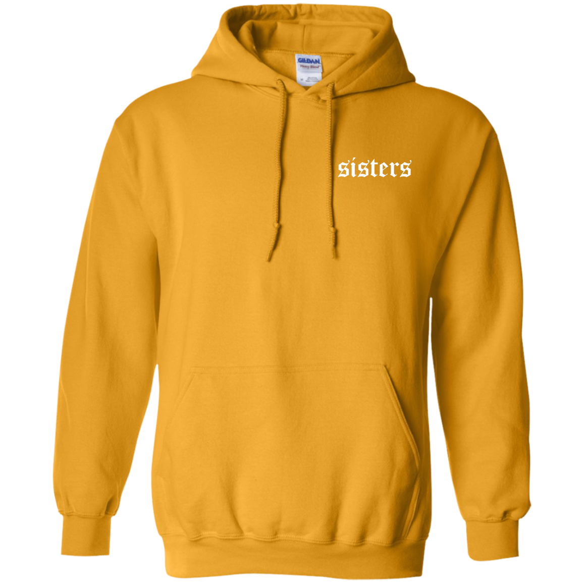 sisters hoodie yellow