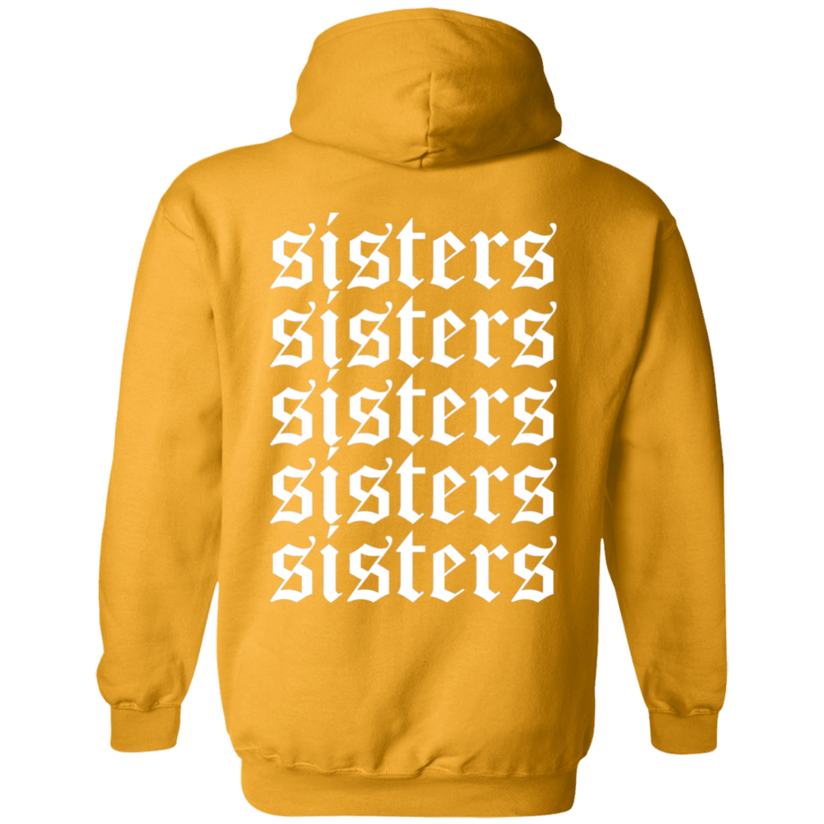 orange sisters hoodie