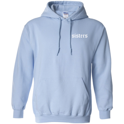 sisters light blue hoodie