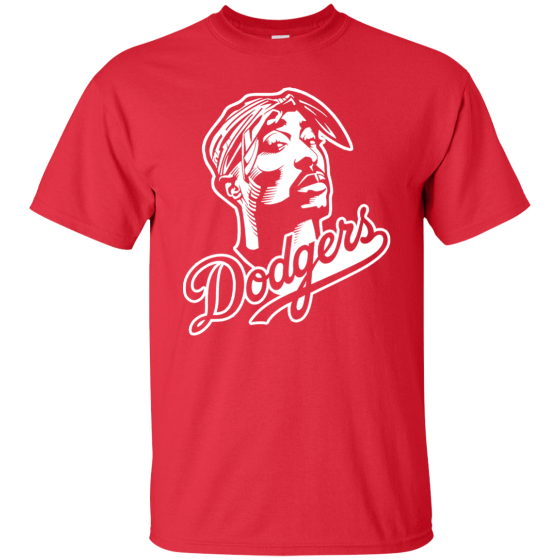 tupac dodgers shirt