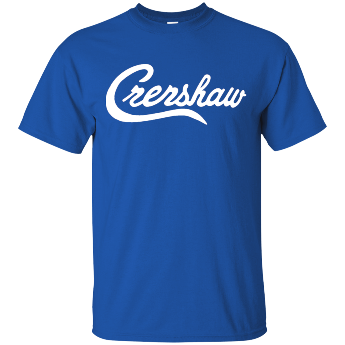 royal blue crenshaw shirt