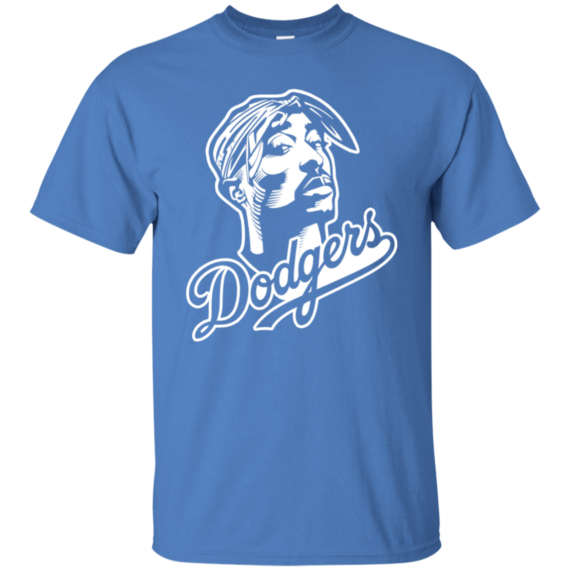 blue tupac shirt