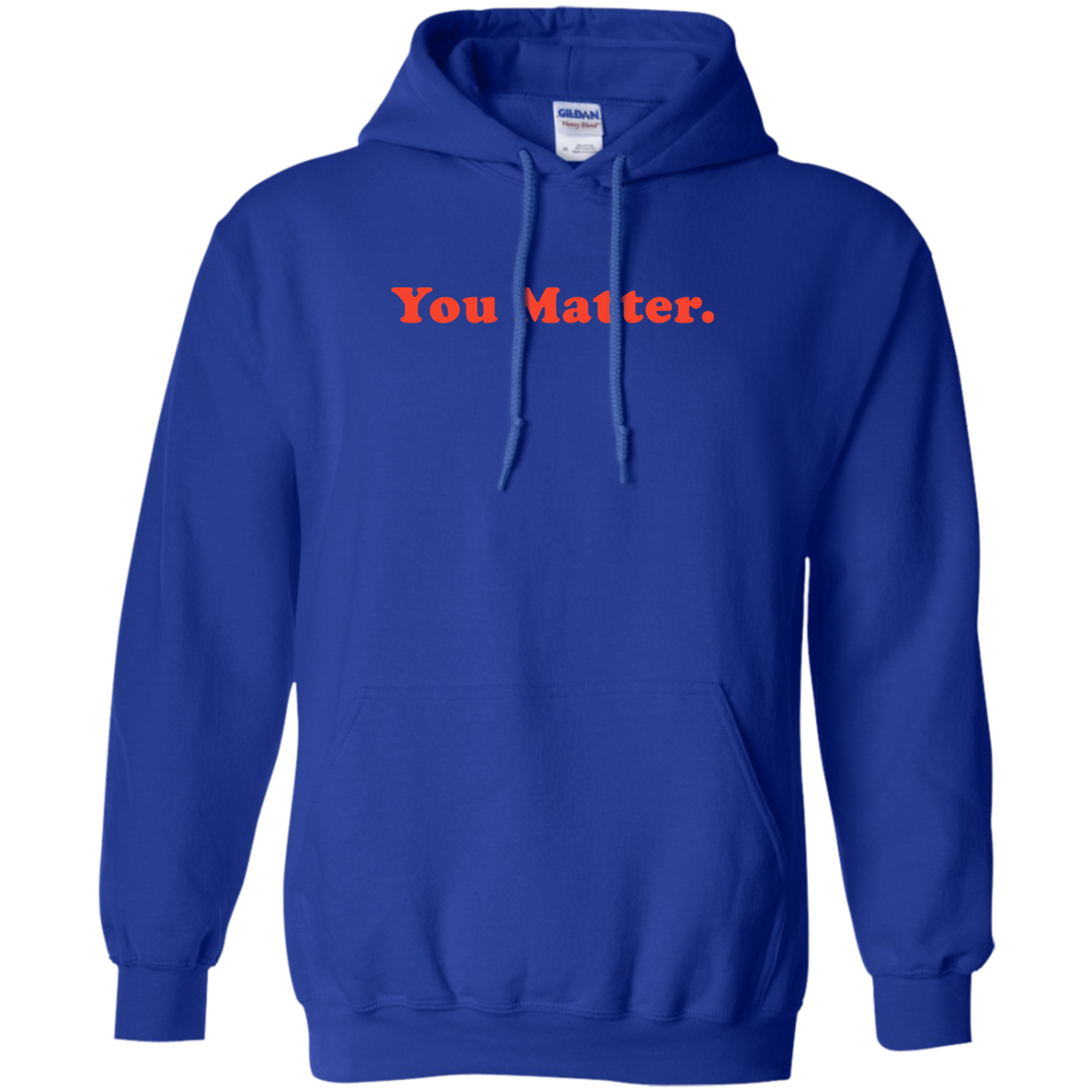 you matter hoodie blue