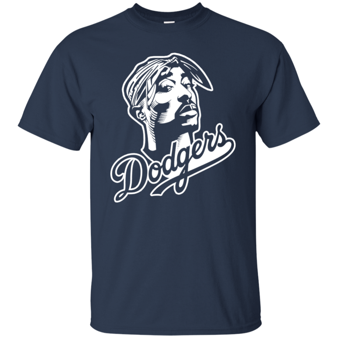 tupac dodgers shirt
