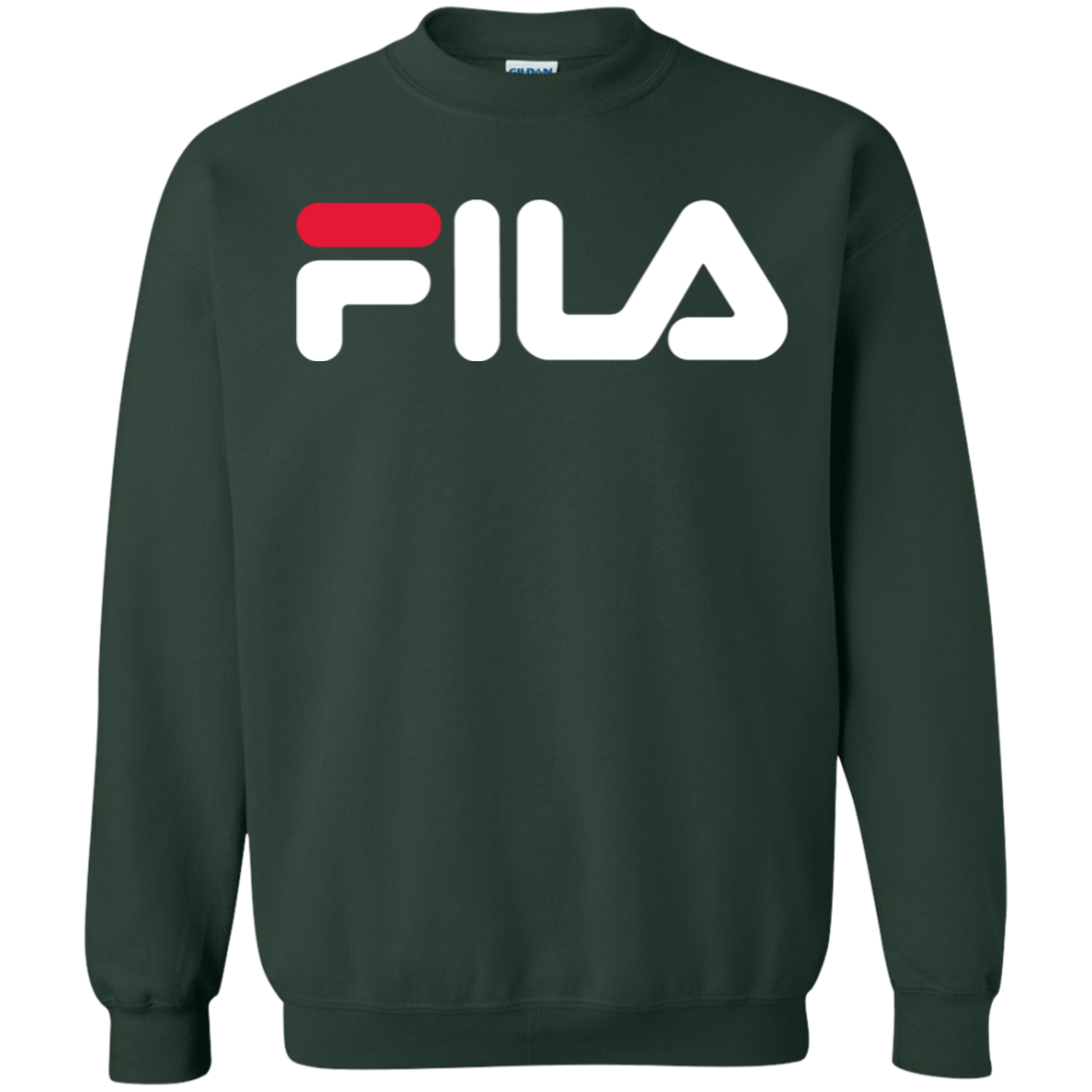 green and red fila shirt