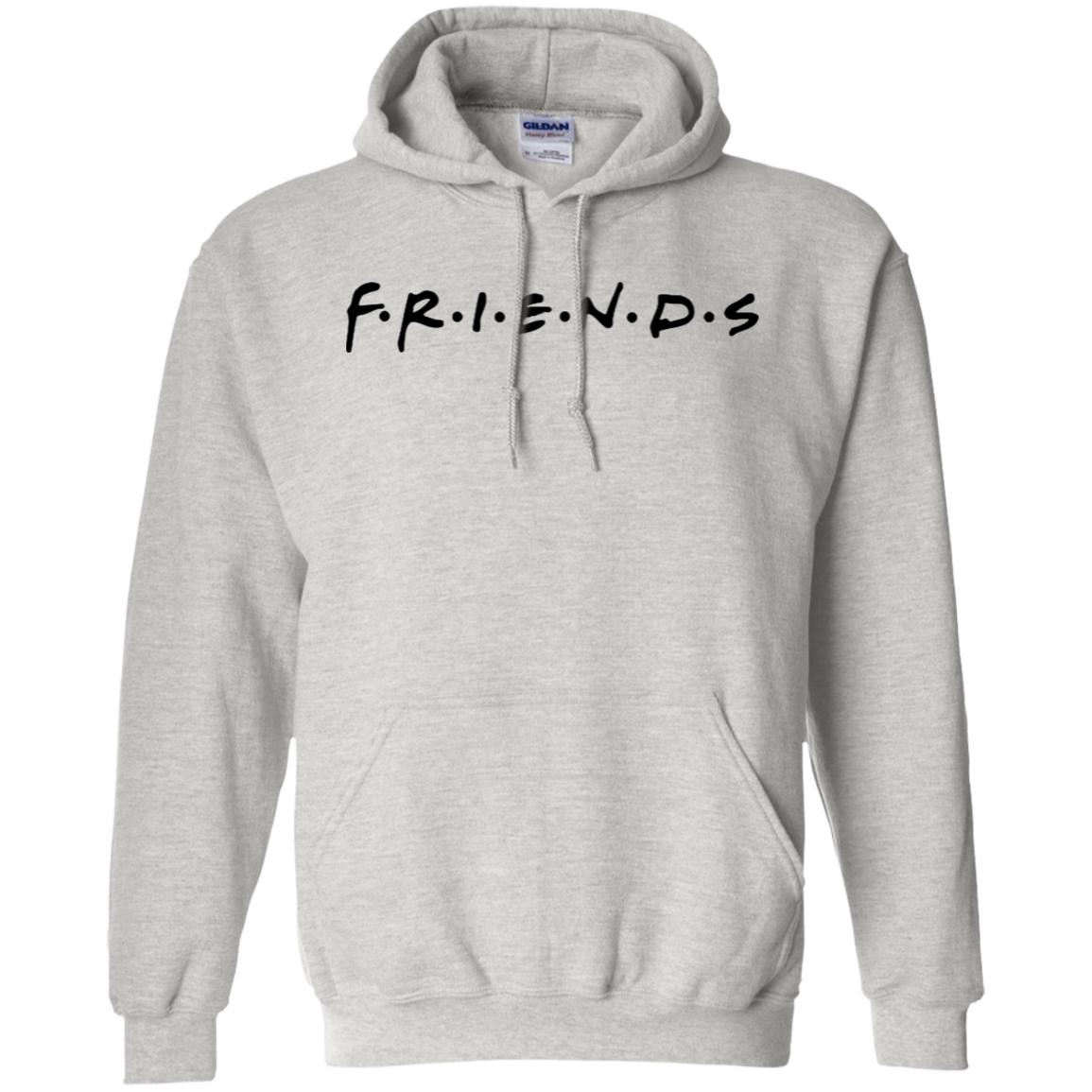 grey friends hoodie