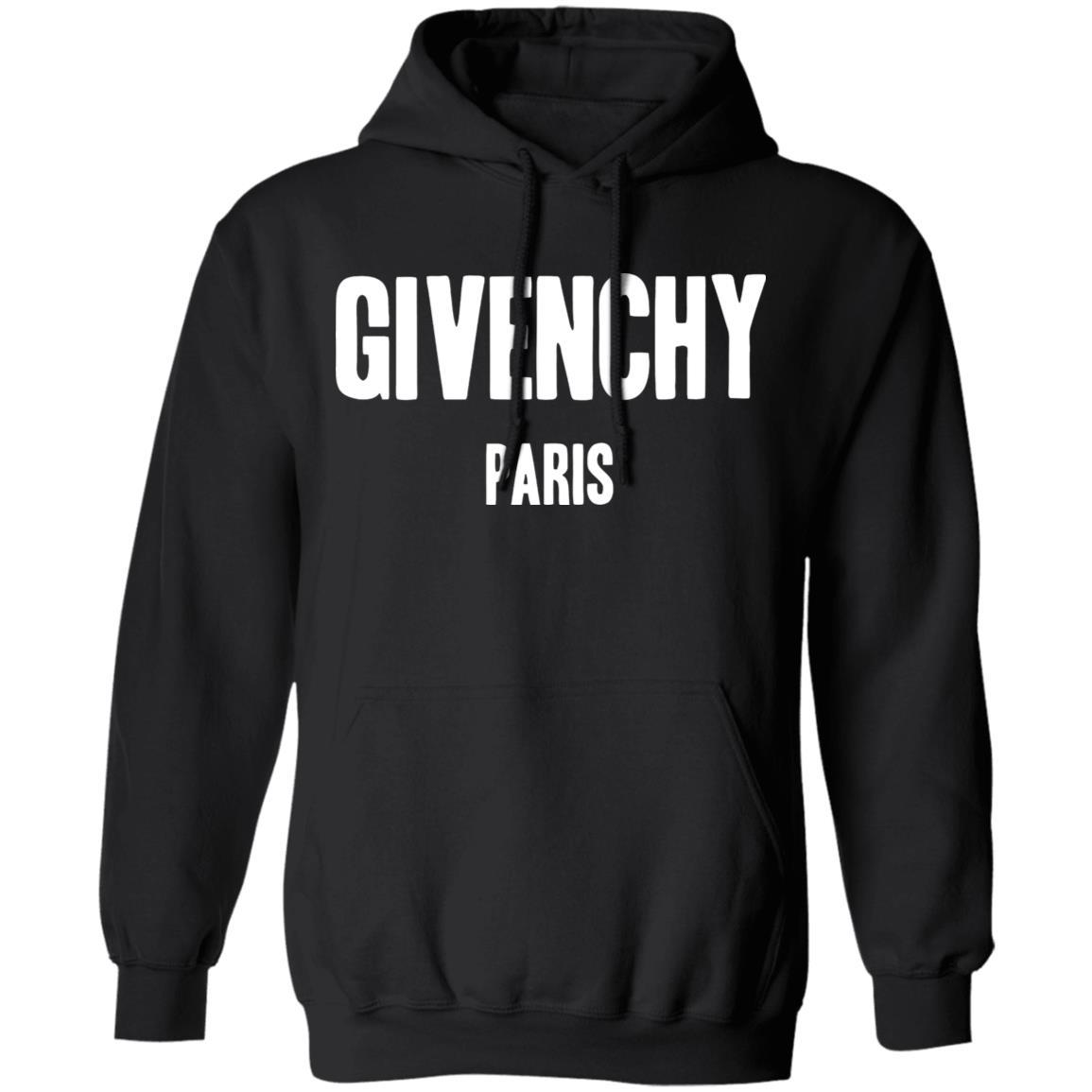 givenchy paris hoodie black