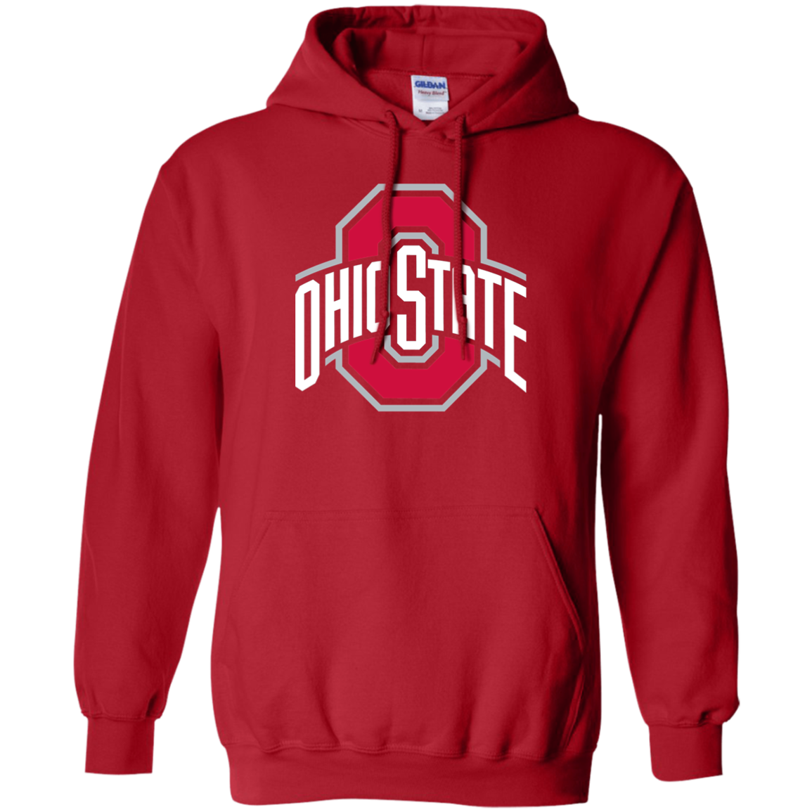 red ohio state hoodie