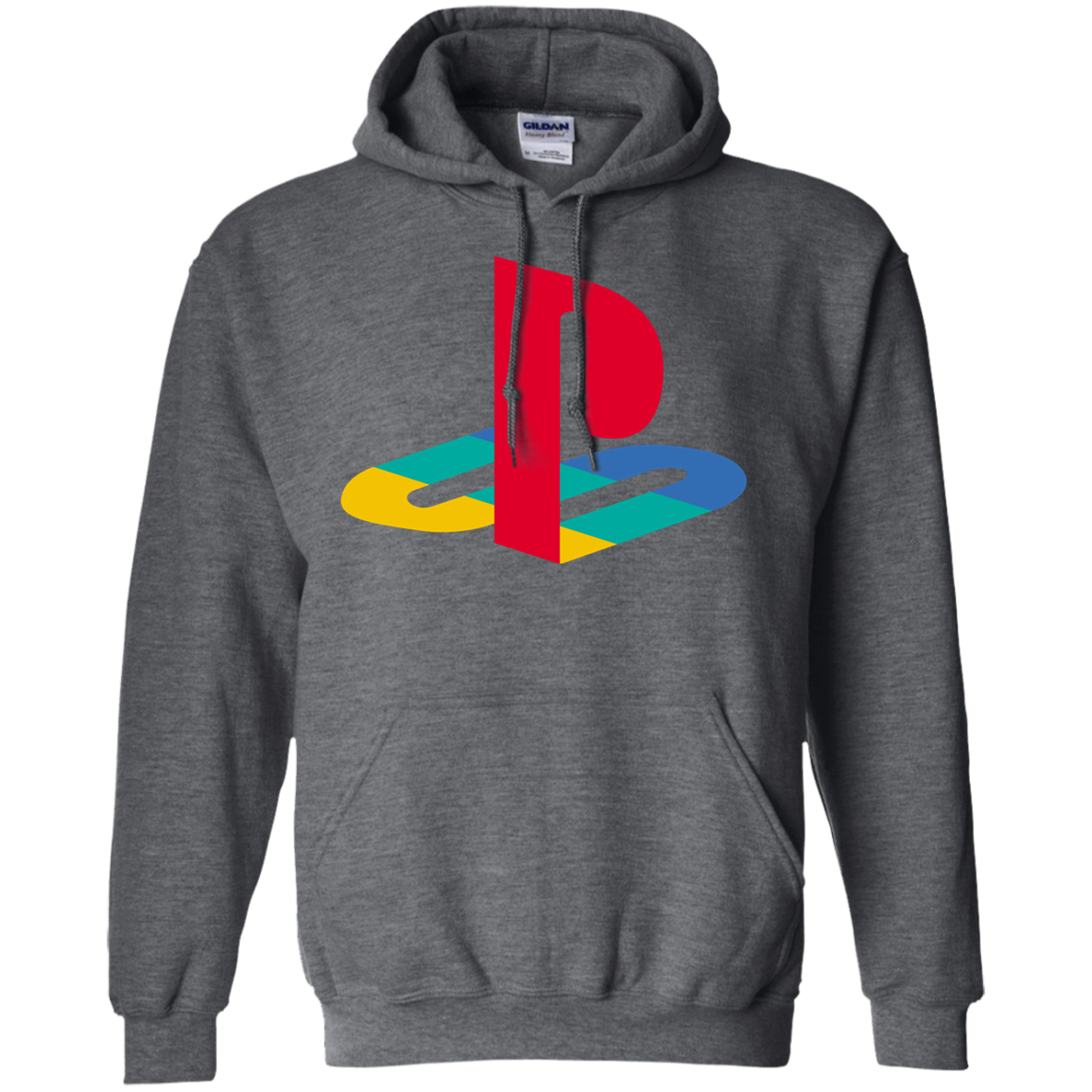 playstation hoodie grey