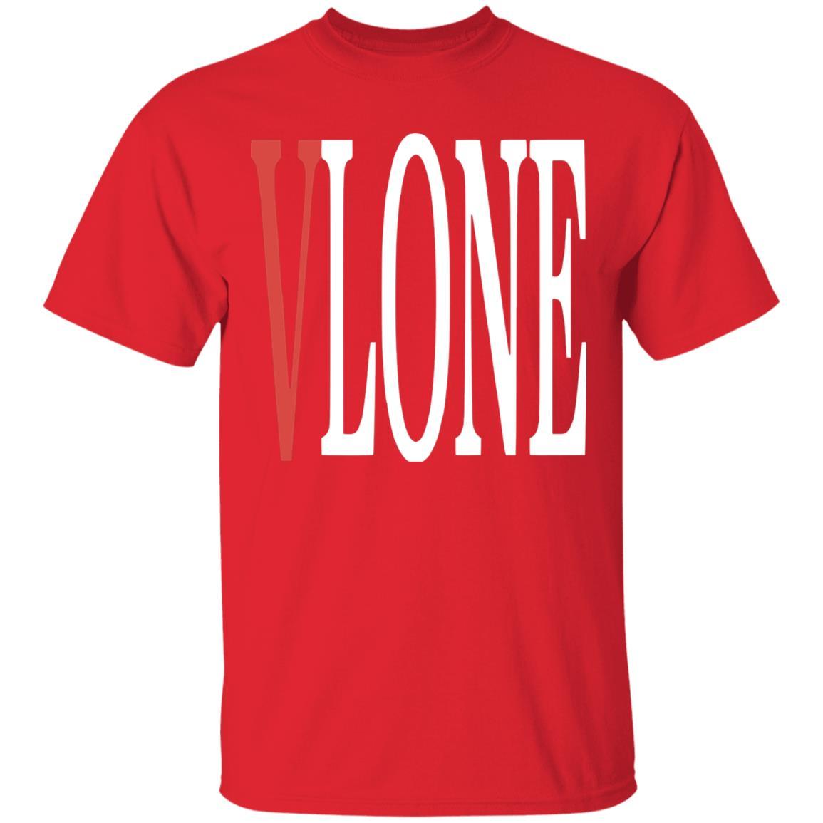 vlone t shirt red