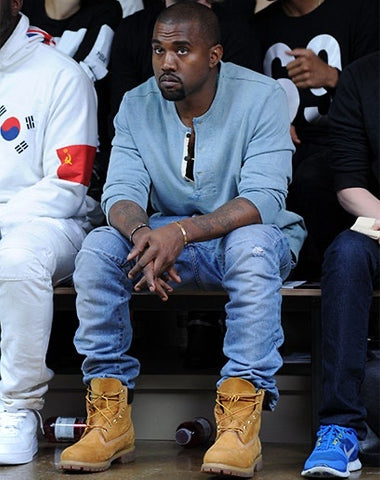 Kanye West Timberland Jimmy Choo electric 87 boutique court side  