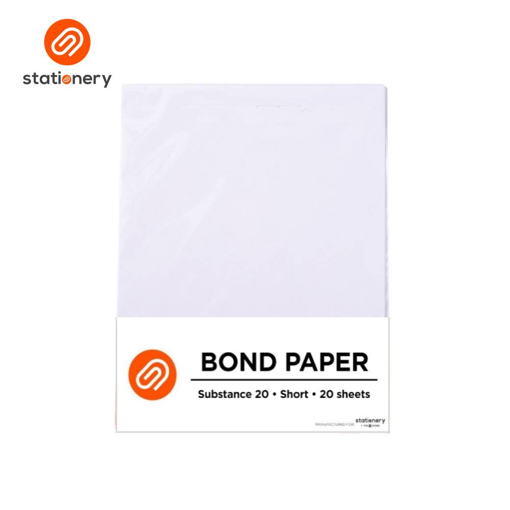 Bond Paper 20 sheets - Short