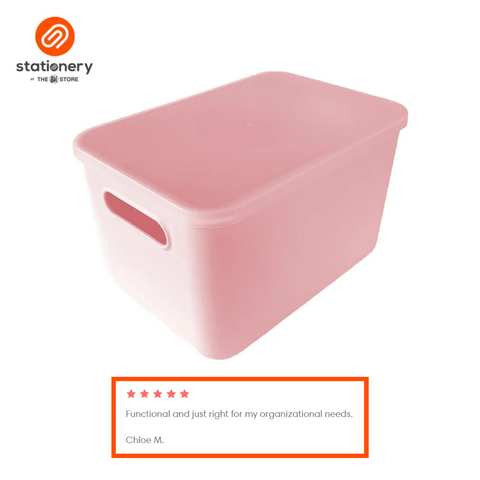 Neat Spaces Storage Box in Pink