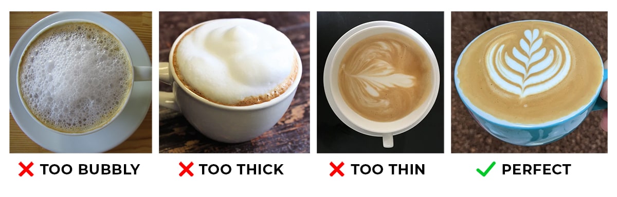 Texture and Froth Milk for Latte Art