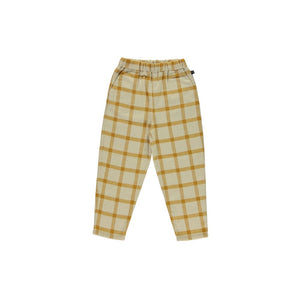 Mustard Check Trousers
