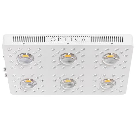 Optic 6 Gen4 Dimmable COB LED Grow Light 605w (UV/IR) 3000k & 5000k COBs