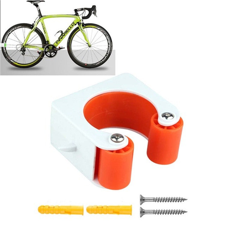 Afbeelding van 2 PCS Bicycle Parking Buckle Children Road Bike Mountain Bike Simple Wall Mount, Style:Mountain Bike(Orange)
