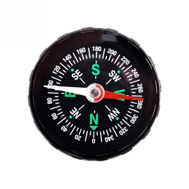 Afbeelding van 10 PCS DC45 Portable Mini Precise Compass Practical Guider for Camping Hiking North Navigation Survival Button Design Compass, Diameter: 45mm(Black)